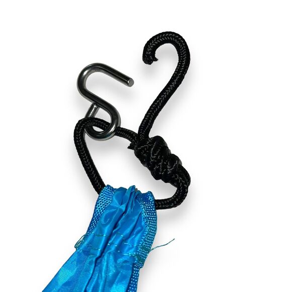 Best Brands Indoor Outdoor Hanging Chair Hammock Chair Kids Blue Green - Picture 4 of 6